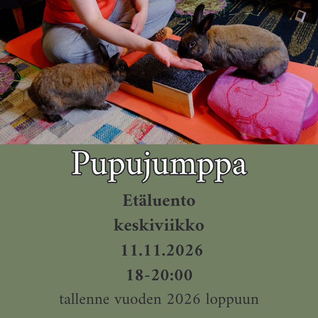 Pupujumppa – etäluento 11.11.2026. klo: 18-20:00